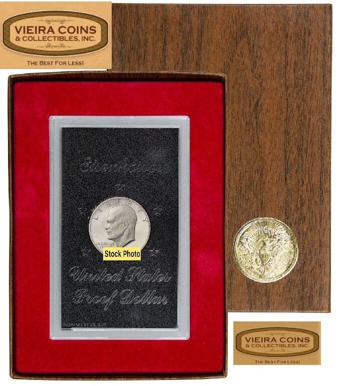 1971-S Eisenhower Silver Proof Dollar, complete with Box - #C71NQ