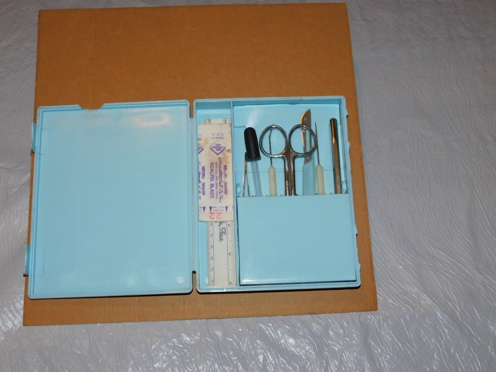 RARE~VINTAGE~ORIGINAL-HAMILTON BELL CO.-SCIENCE INSTRUMENTS TOOLS/LAB KIT-SCHOOL