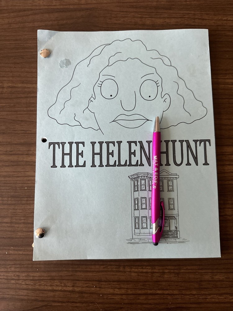 ORIGINAL 2018 Bob’s Burgers Table Read Script Fox Screenplay The Helen Hunt