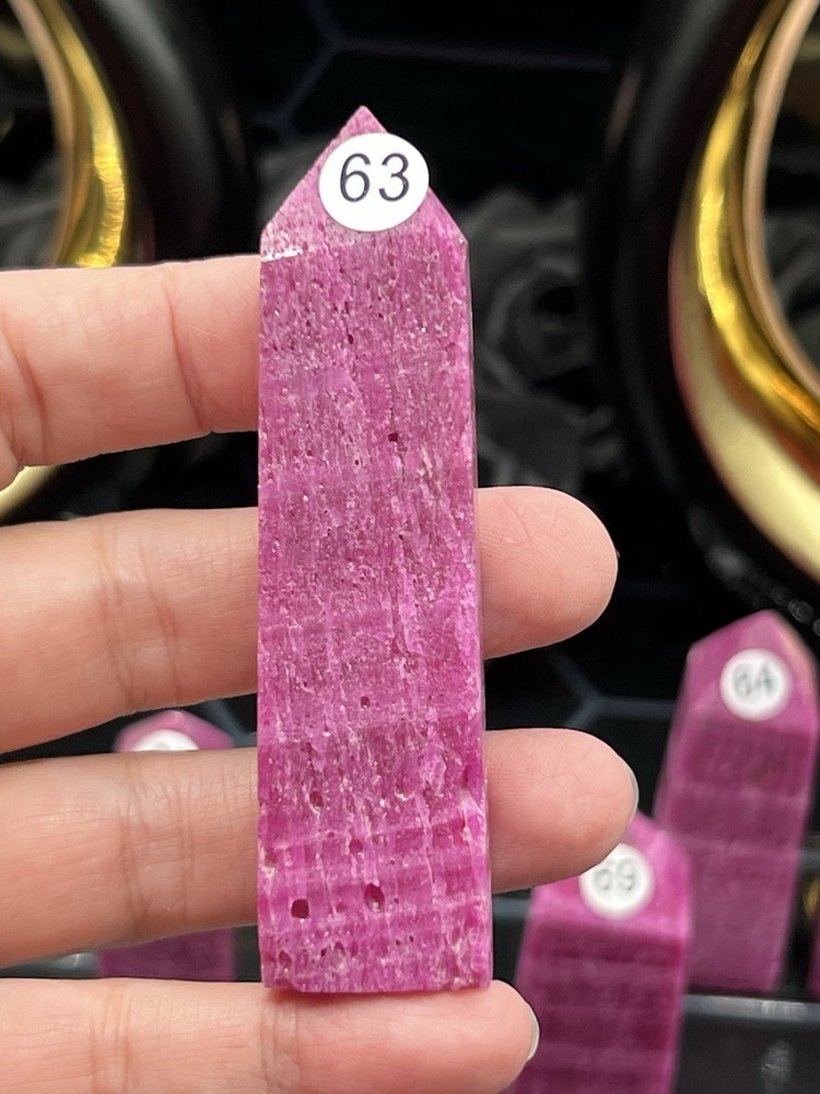 Honeycomb Ruby Uvreactive 4 sided Points Free shipping & Gift