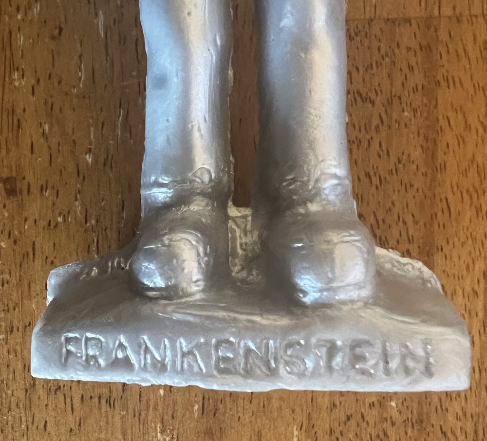 Mold-A-Rama Frankenstein Standing Statue - Shiny Silver - Universal Studios