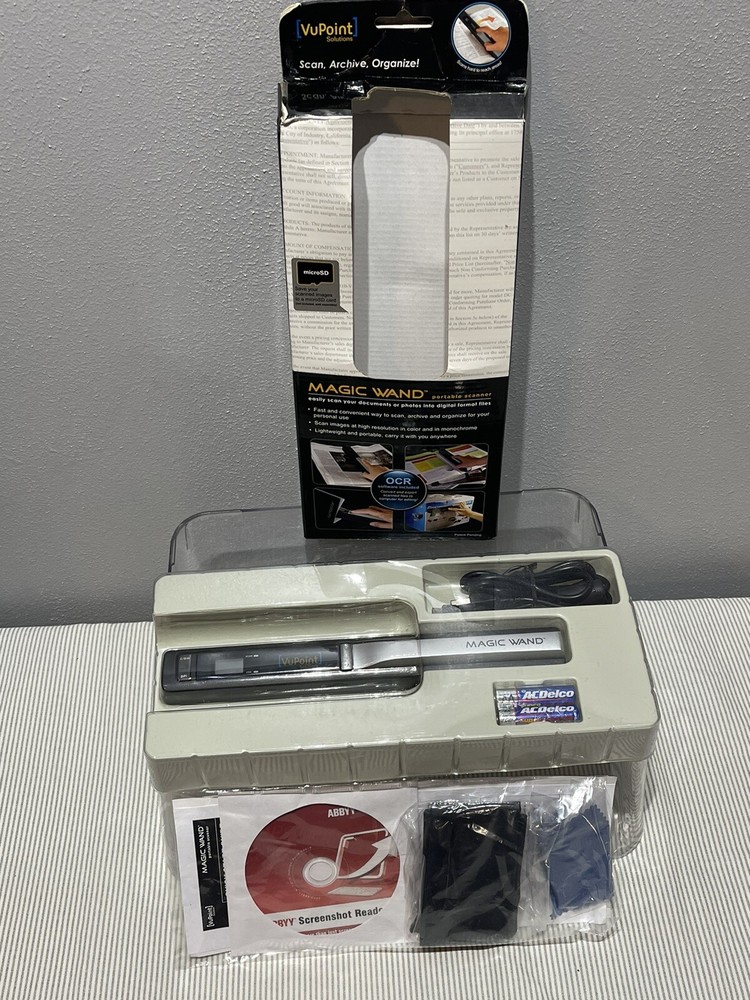 Handheld Portable Scanner VuPoint Magic Wand PDS-ST410-VP