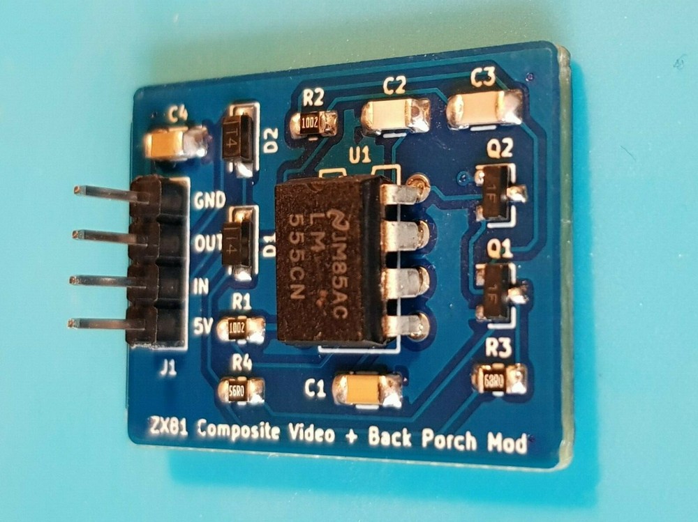 🇬🇧 ZX81 Composite Video with Back porch mod