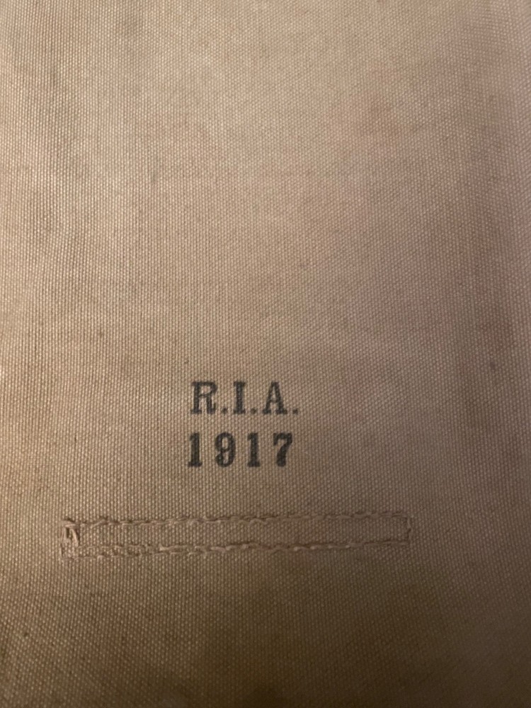 WWI M1910 Haversack And Pack Carrier Dated 1917 Untit Marked