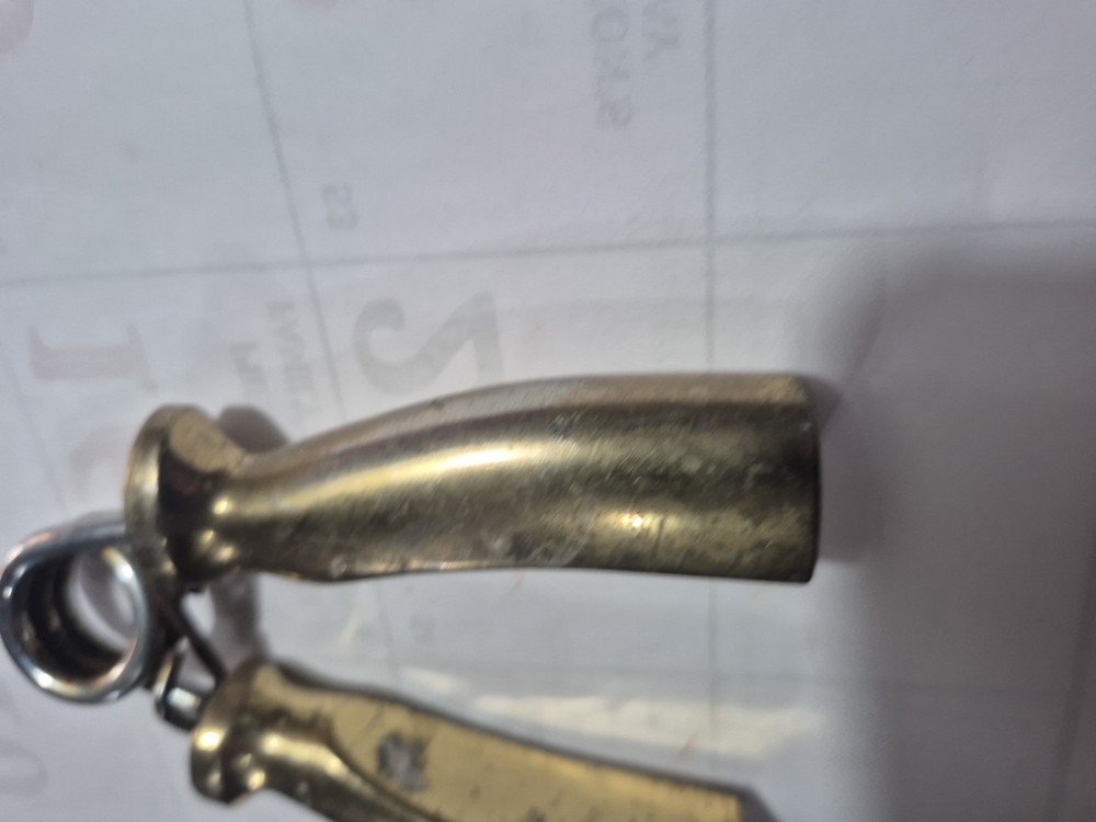 Vintage Solid Brass Exercise Hand Grip Hand Strengthen Exercise Gripper Spring