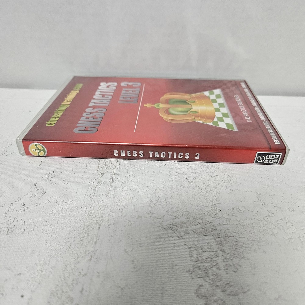 Chess Tactics Level 3 CD-ROM Training 1145 Exercises Intermediate Advanced PC