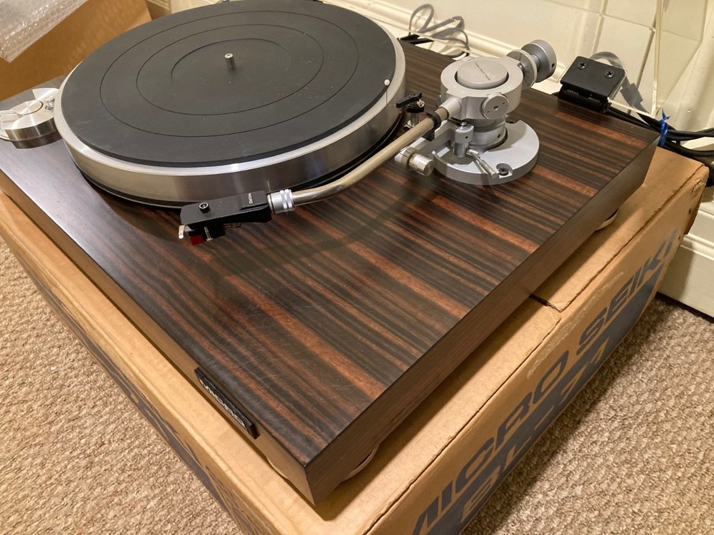 Micro Seiki BL-71 turntable in excellent condition with original box & packaging