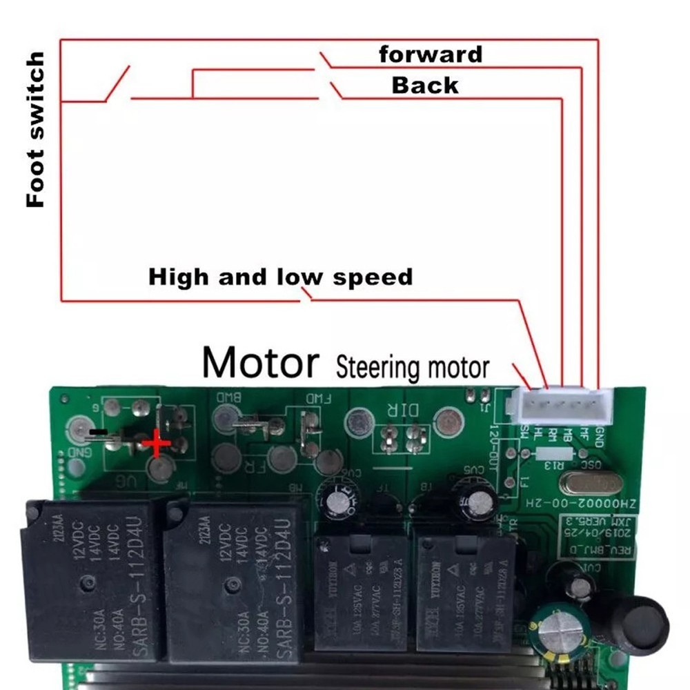 Replacement Part 2.4G Transmitter 5 Pin Control Box Stable Performance
