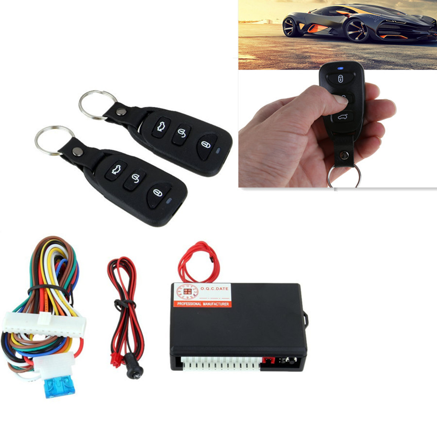 Universal Car Door Lock Vehicle Keyless Entry System Remote Control Central Kit