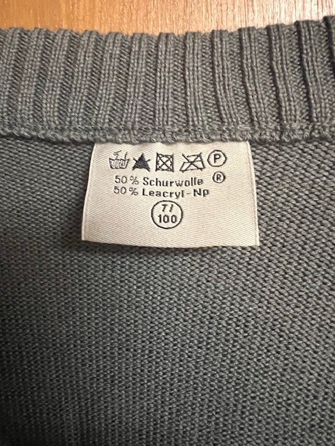 Austrian Military Commando Sweater, Size XL, Used.