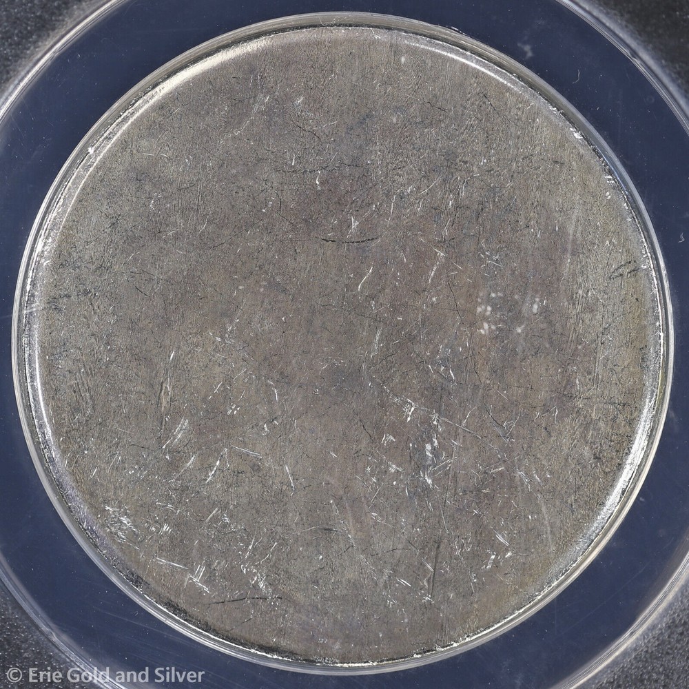 ND Commem Silver Dollar Size Type II Blank Planchet Error ANACS MS 60