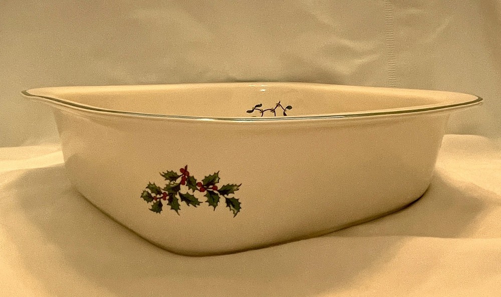 Spode Christmas Tree Square Rim Dish 10" new in Box