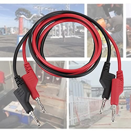 2 Pcs Stackable Banana Plug Test Leads