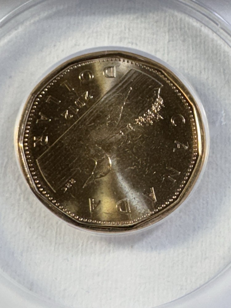 2012 Canada $1 Loonie Graded MS 66 by ANACS
