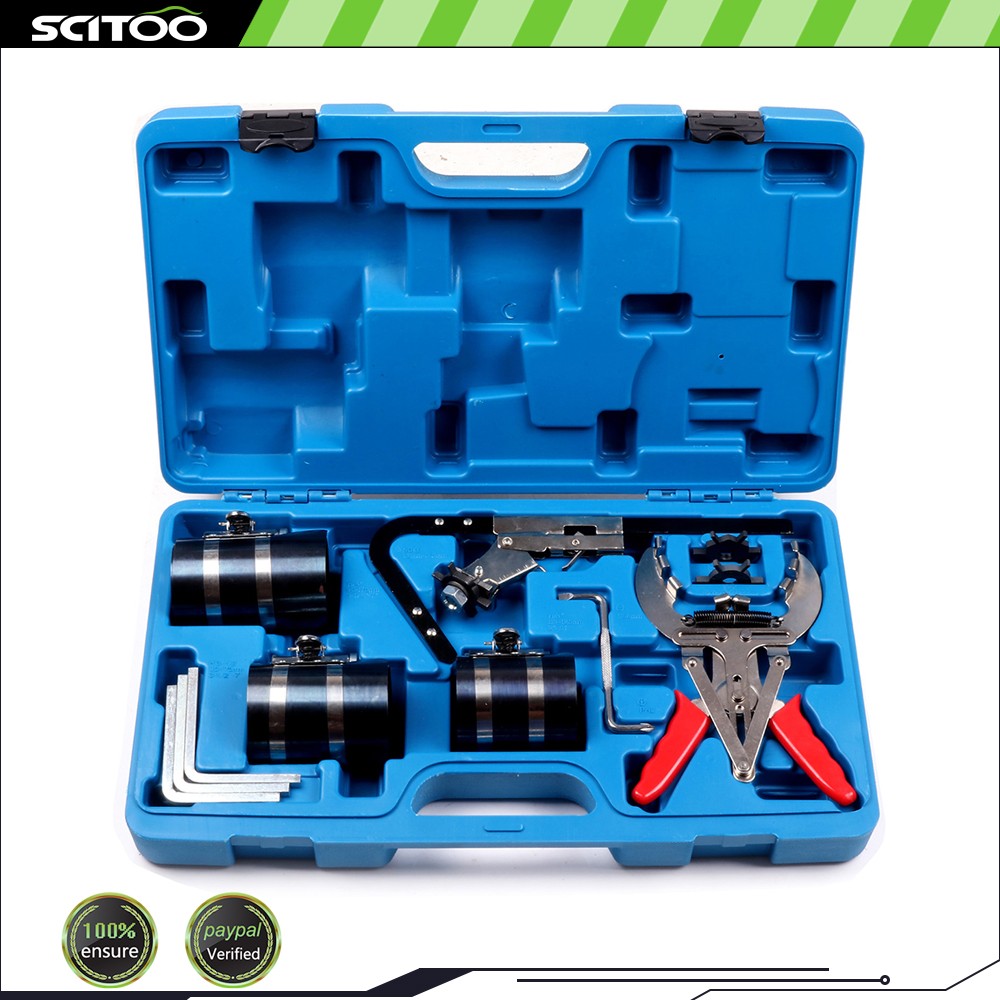 With Ring Expander, Ring Groove Cleaner Engine Piston Ring Service Tool Kit New