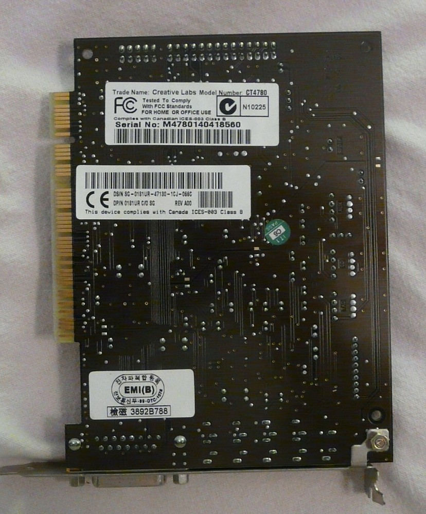 Creative Labs Sound Card