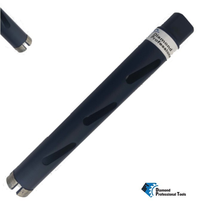 1" Dry Diamond Core Drill Bits 2 Pack Cut Concrete Asphalt Bricks Blocks Stone