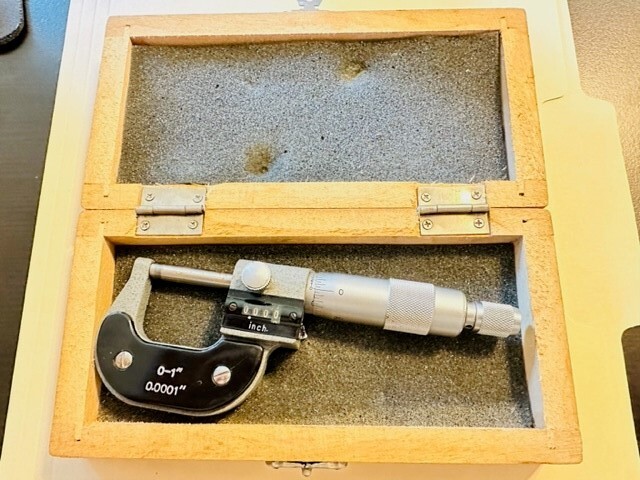0-1" .0001" Micrometer Machinist Tool
