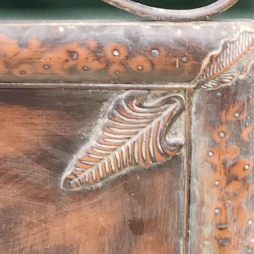 Vtg Copper Fire Screen