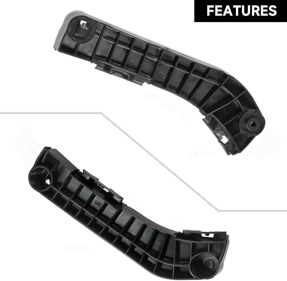 1 Pair Left and Right Side Front Bumper Bracket Bumper Mount Support Bracket - C