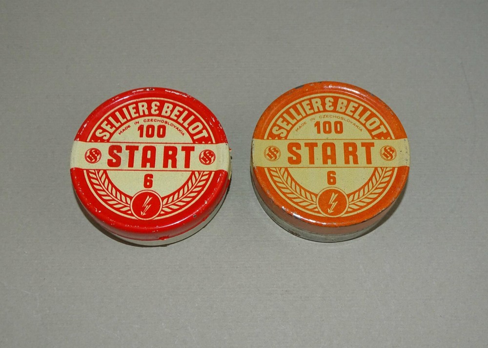 2 Vintage Sellier & Bellot  Empty Tin Box