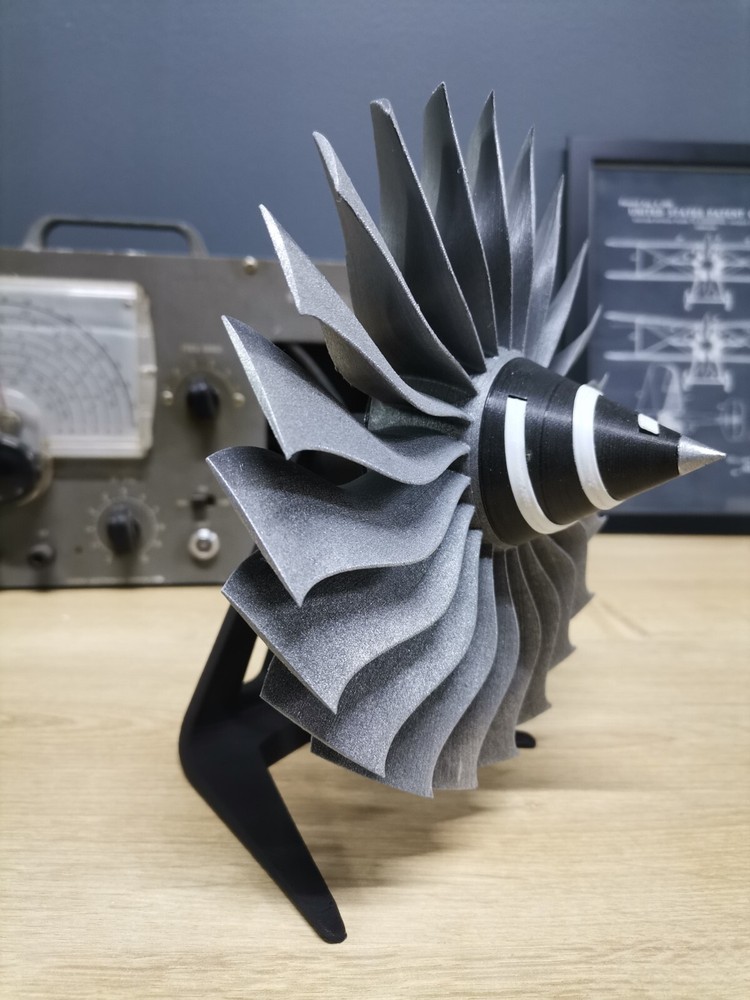 Jet Engine Turbo Fan Desk Decor