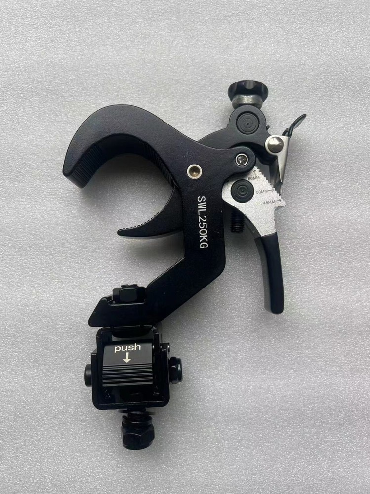 6xFolding moving head light hook load 250kg Aluminium foldable Light truss clamp