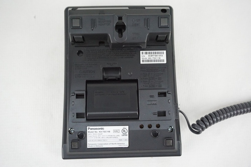 Panasonic KXTSC11B Caller ID Corded Telephone System