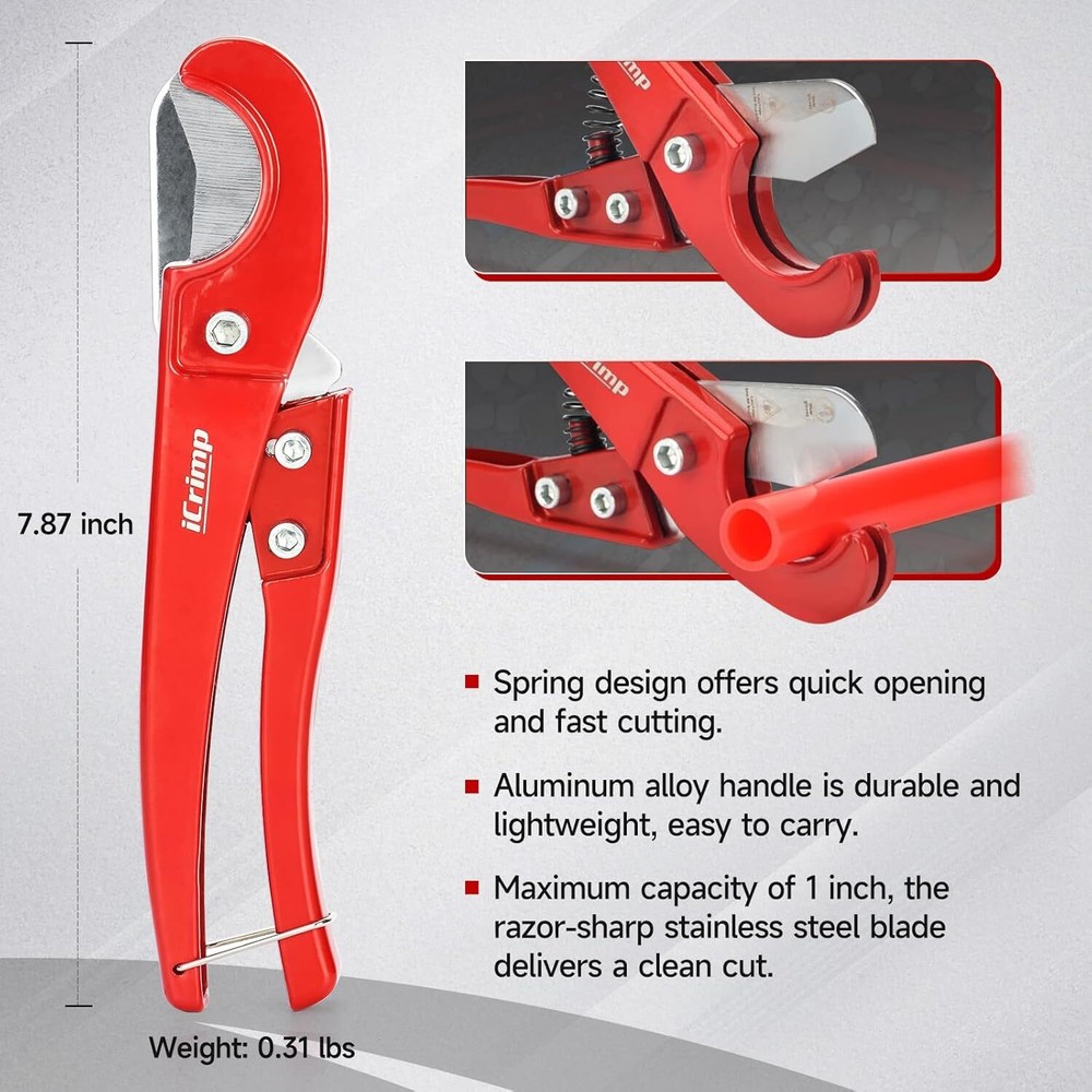 Angle Head F1807 PEX Pipe Crimping Tool for Copper Rings