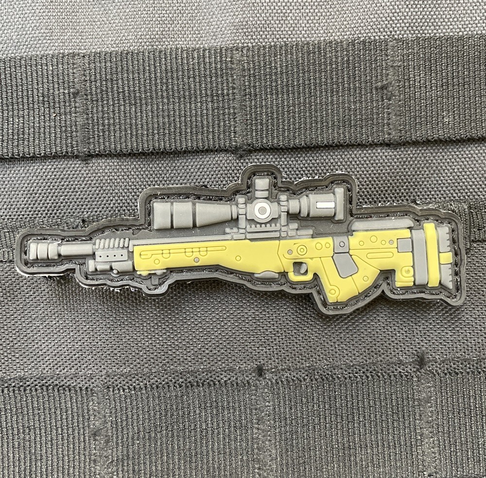 Sniper Rifle LMS Army Weapon Tactical Morale Patch PVC