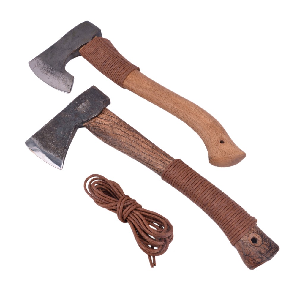Leather Axe Handle Guard Collar Holster Haft Hatchet Protector Cover With String