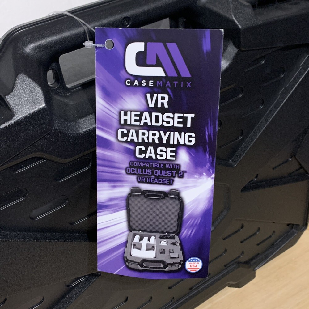 CM Waterproof Case for Oculus Quest 2 VR Accessories , Includes Travel Case Only