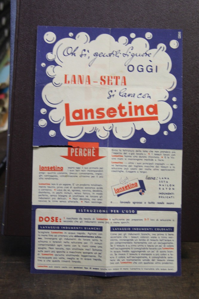 advertising leaflet lansetina zibi lawn