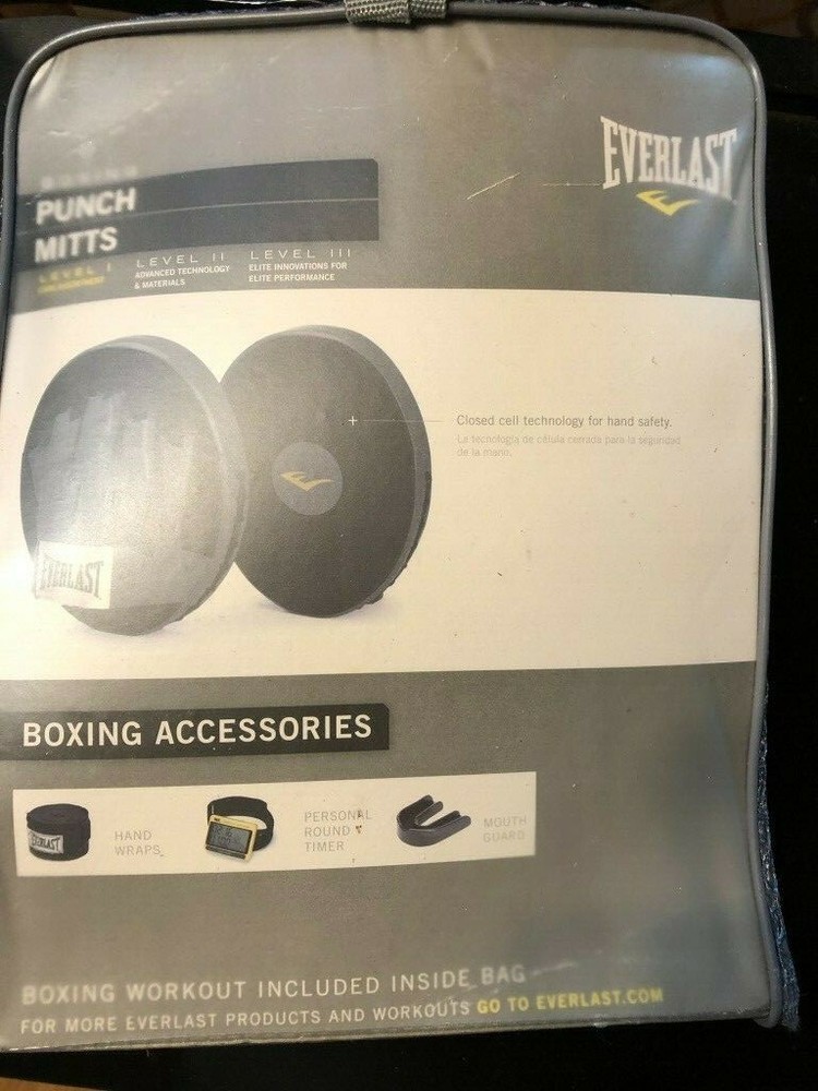 Everlast Punch Mitts Boxing Accessories and Hand wrap