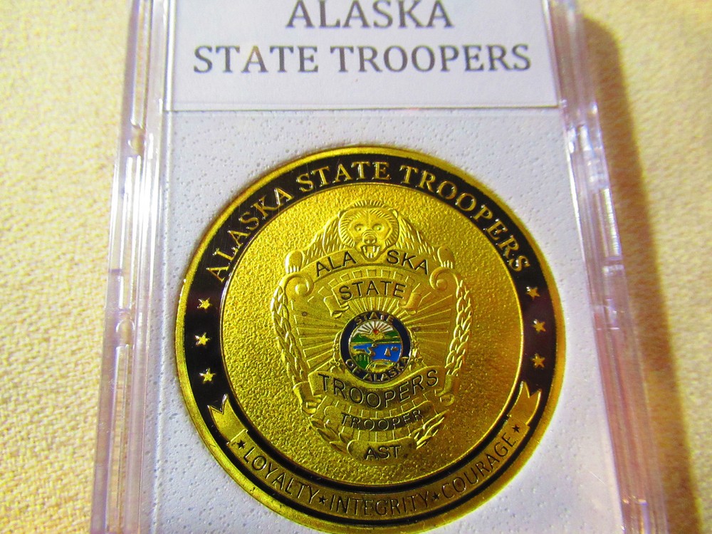 ALASKA STATE TROOPERS Challenge Coin