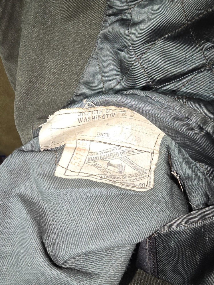 Korean War USMC Service Jacket with EGA Dated 1953 NAMED