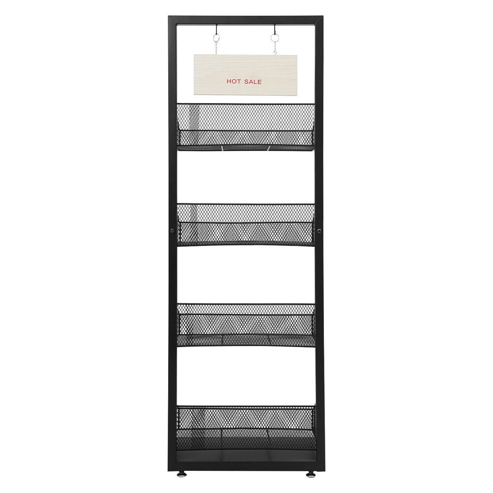 Snack Display Shelf, Retail Storage Rack, Candy Organizer Fruit Storage Basket
