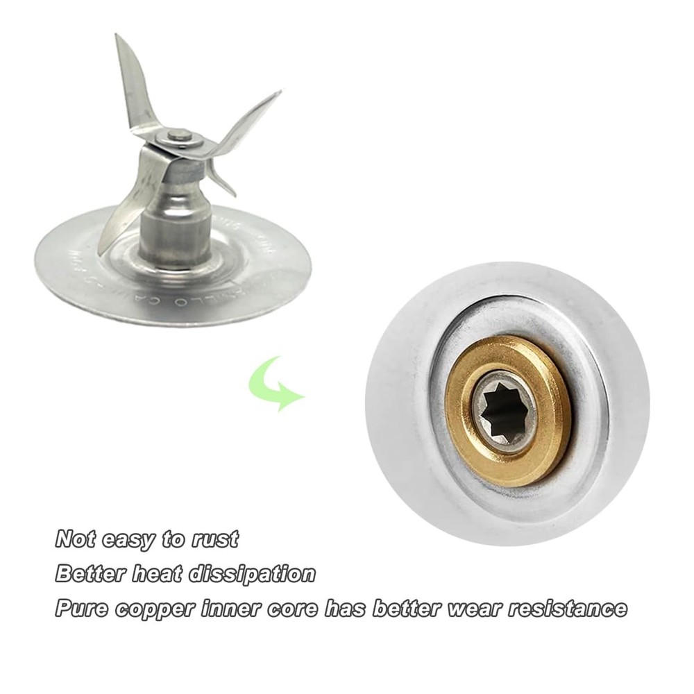 Blender Replacement Parts Kit Ice Crusher Blade Base Cap Coupling Gaskets Set