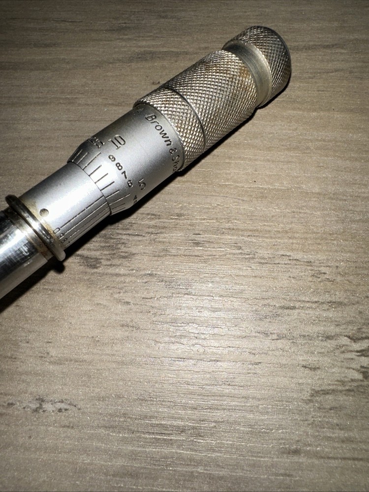 Brown & Sharp Micrometer Head Machinist Tool USA Made Used