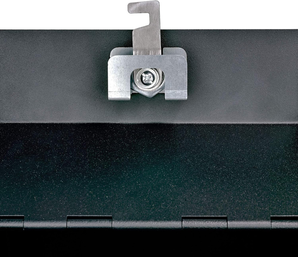 Locking Steel Suggestion Box Key Drop Box, Black