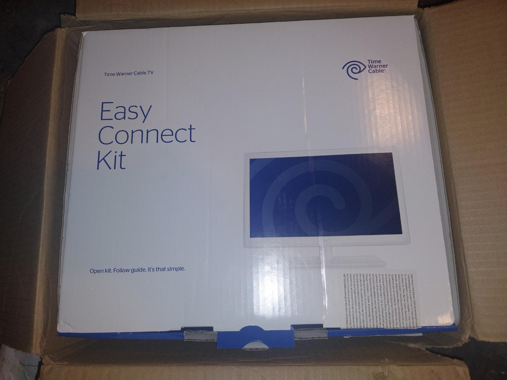 Time Warner Cable TV Easy Connect Kit,  With Cords