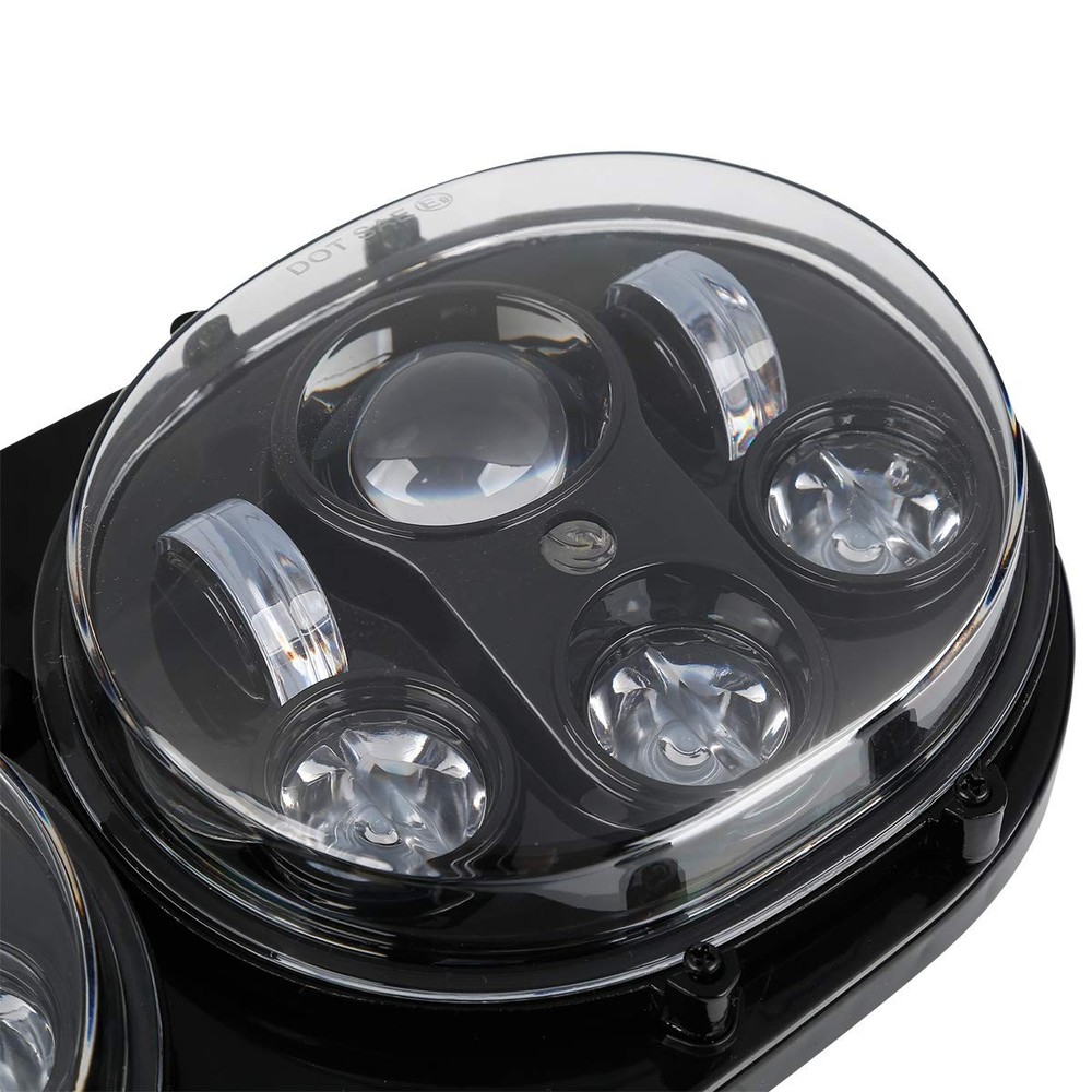 Unpainted Front Inner Outer Fairing with Dual LED Headlight for FLTR 1998-2013