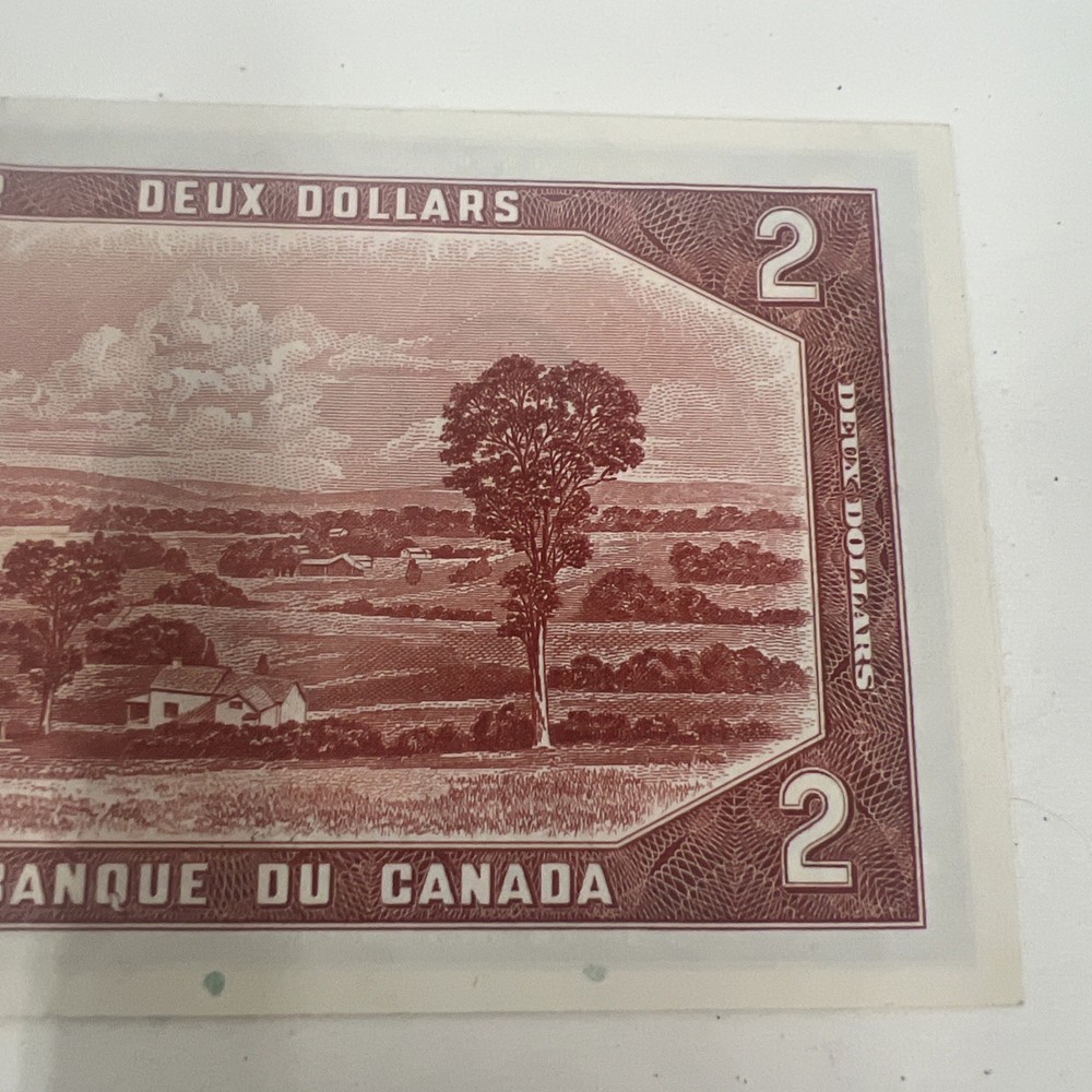 Bank Of Canada 67b Devils Face 1954 Uncirculated