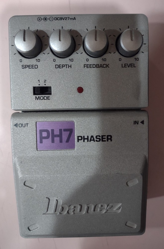 Ibanez PH7 Phaser Guitar Effect Pedal