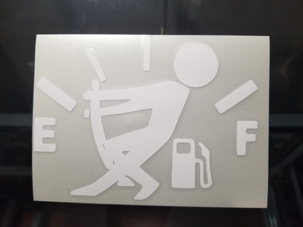 Fuel Man Vinyl Window Decal