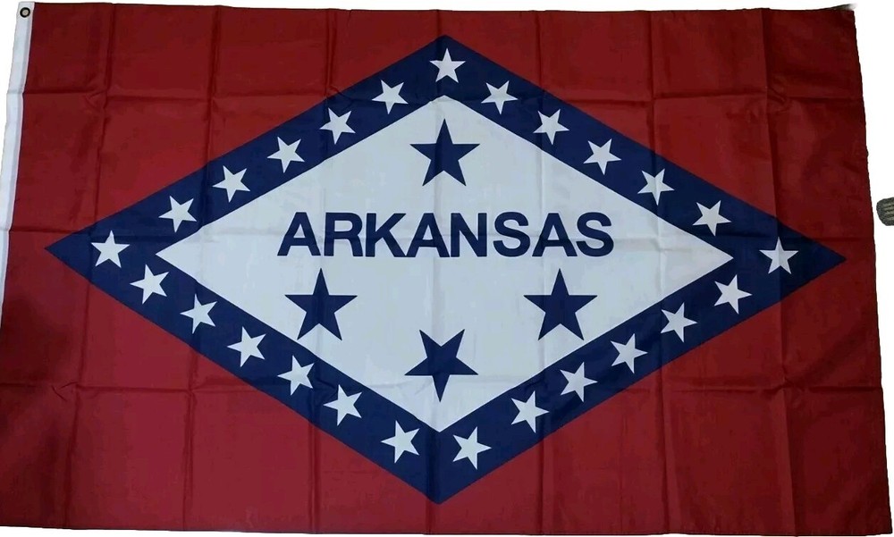 NEW 3' x 5' Arkansas State Flag
