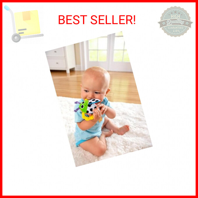 LAMAZE Bitty Bite Bug Rattle 4.5 Inch (Pack of 1)