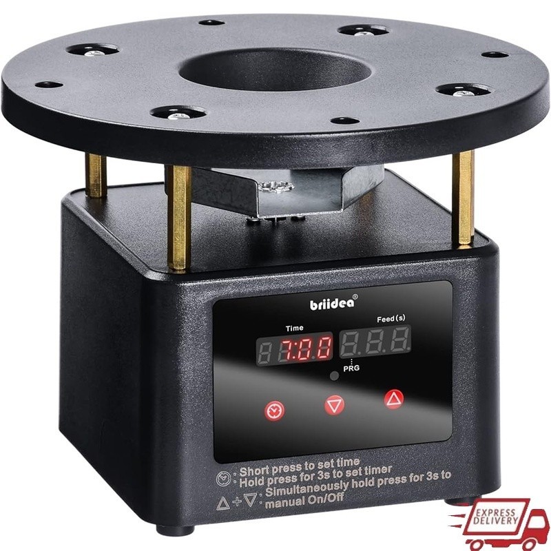 Programmable Digital Timer Feeder Kit Deer Fish Poultry 6 Feed Times 1-60 Sec US