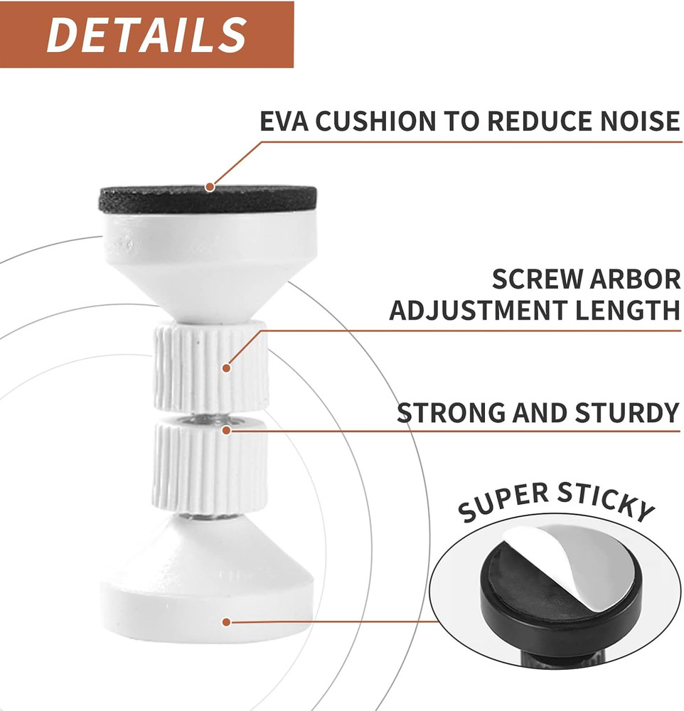 Adjustable Threaded Bed Frame Anti-Shake Tool for Bed, Headboard Stoppers, Bedsi