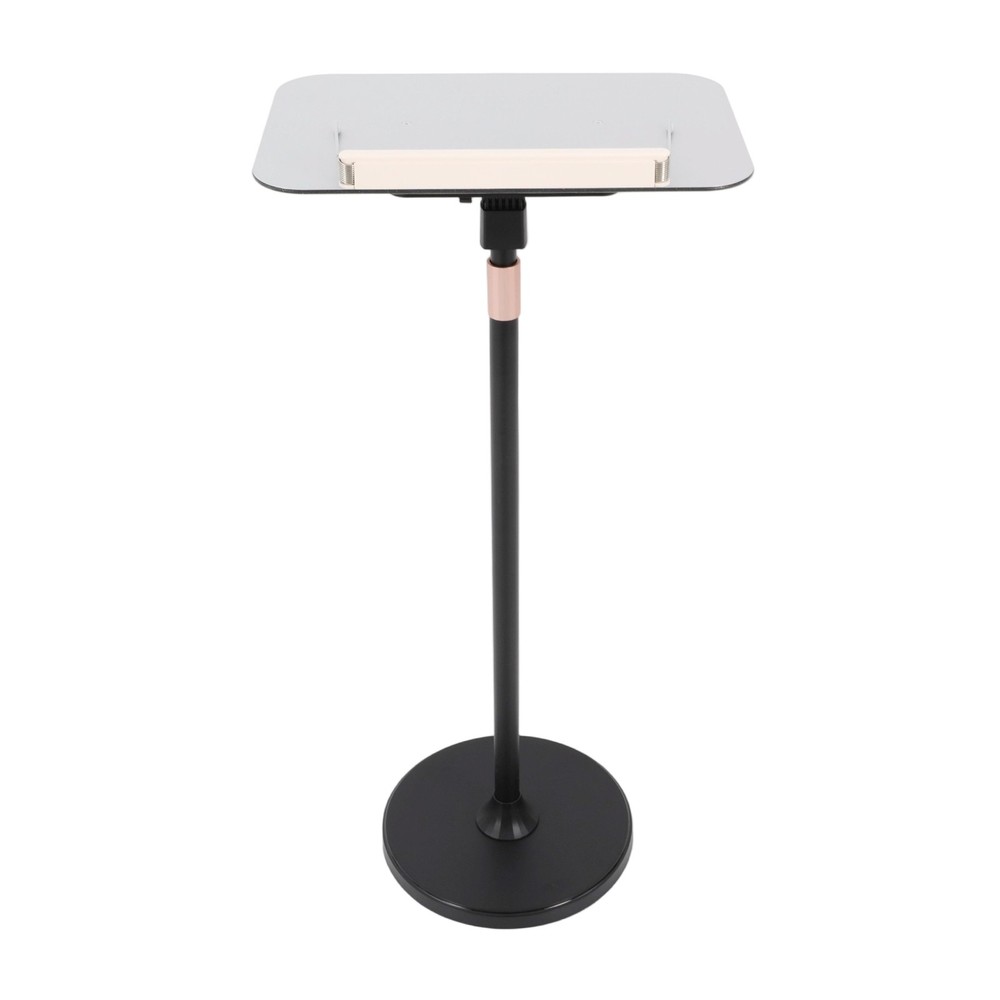 Portable Floor Lectern Podium Stand for Speech Presentation Adjustable Height